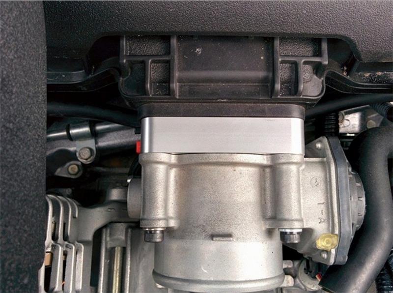 Scion FR S Throttle Body Spacer - Torque Solution - Silver - `13-`27